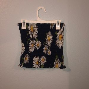 Floral tube top
